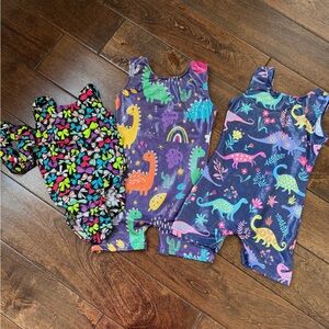 💕💕Bundle Sale! 3 gymnastics leotards! Great shape!